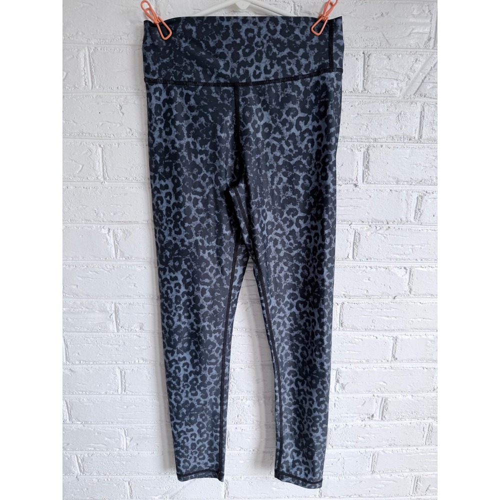 Zyia Active Leopard‎ Print High Waisted Ruched Butt Leggings Women's